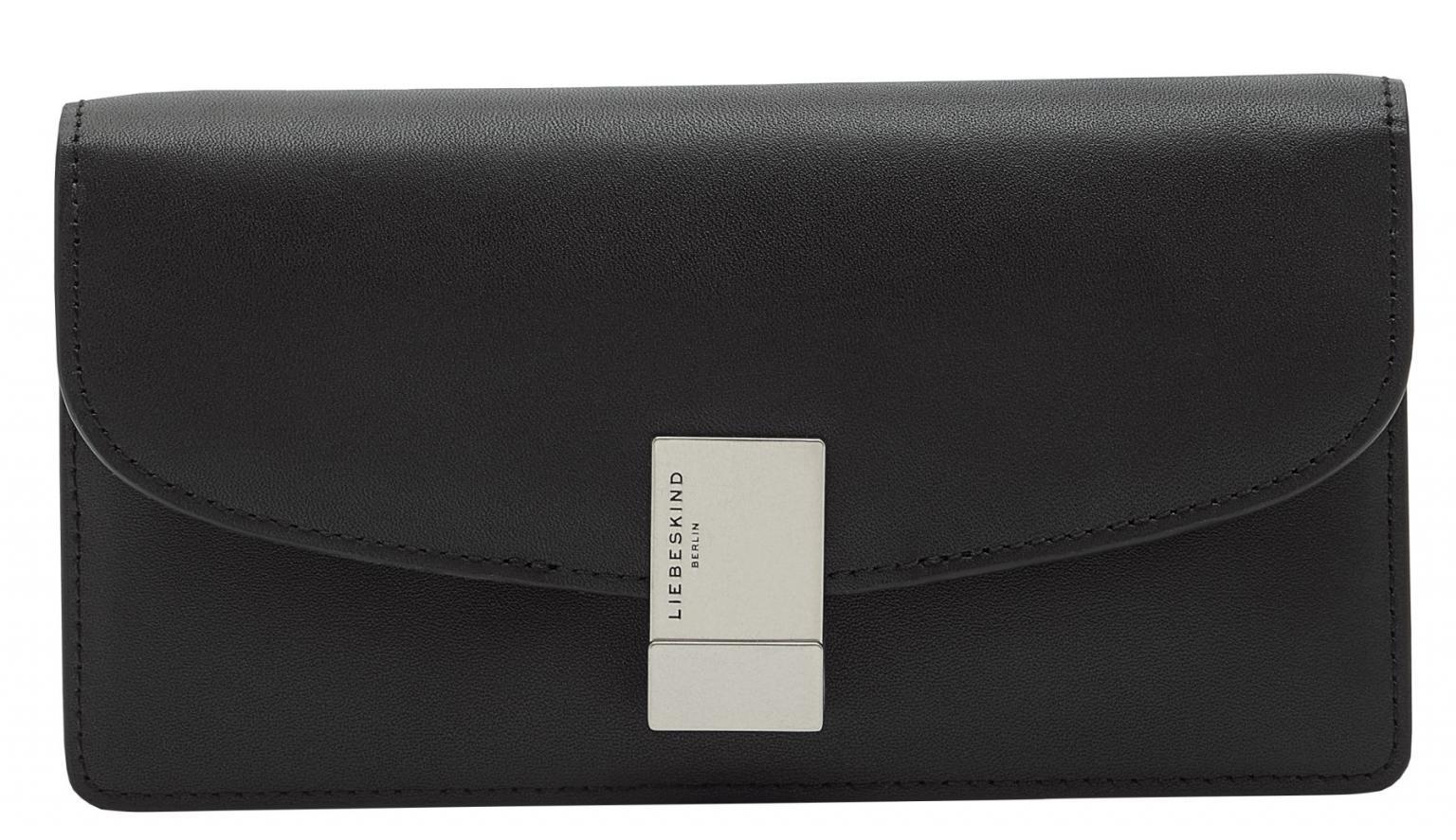 Brieftasche schwarz Liebeskind Berlin Flare Slam Black RFID Schutz