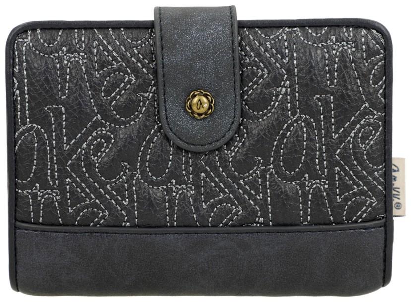 Briftasche dunkelblau beige Glitzer Anekke Mademoiselle Studio