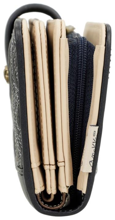 Briftasche dunkelblau beige Glitzer Anekke Mademoiselle Studio