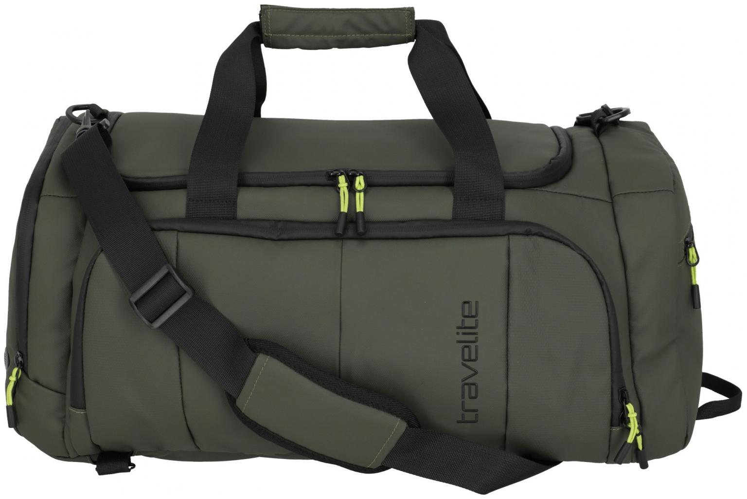 Briize Khaki Weekender Rucksack Travelite olivgrün