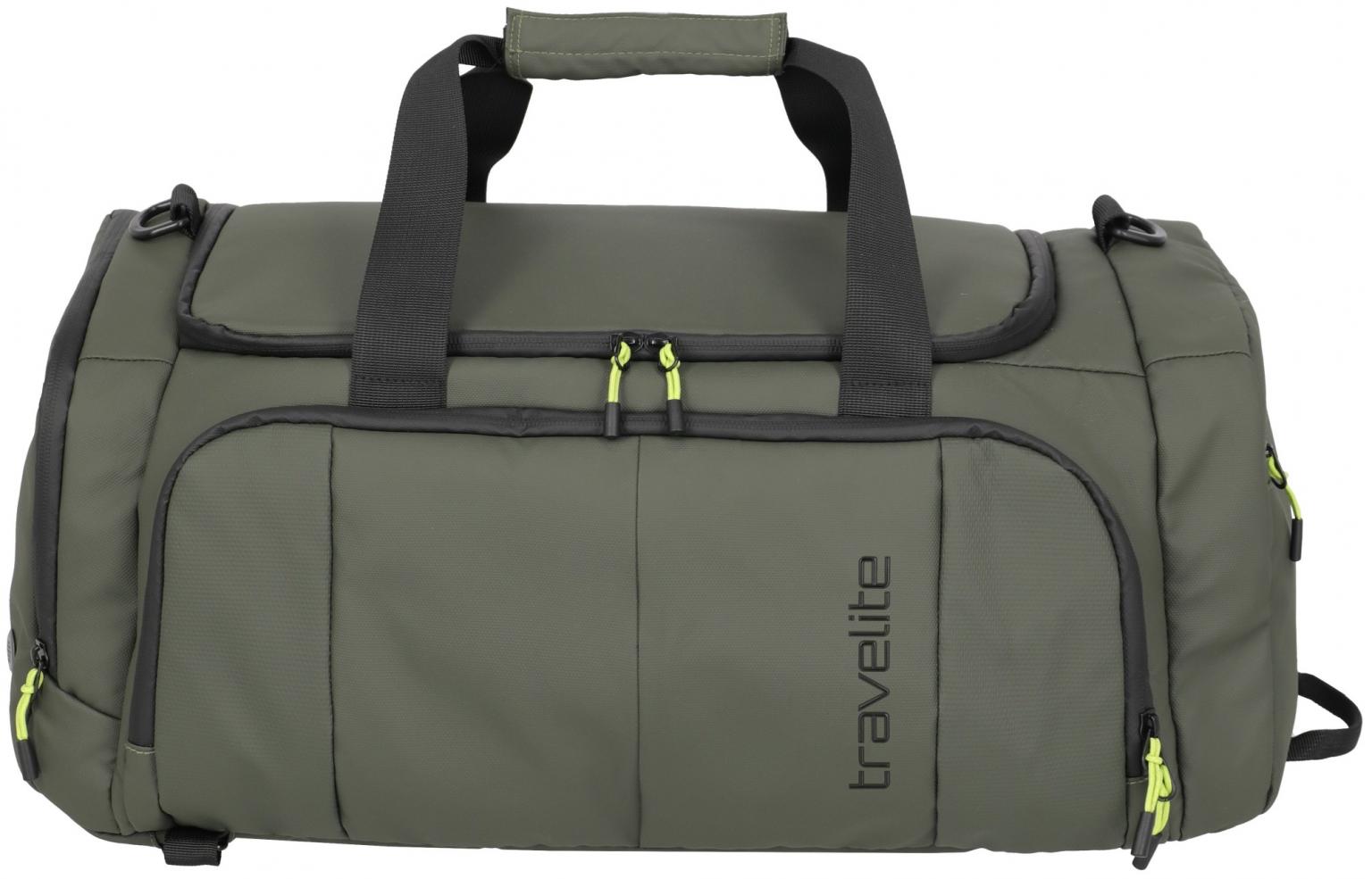 Briize Khaki Weekender Rucksack Travelite olivgrün