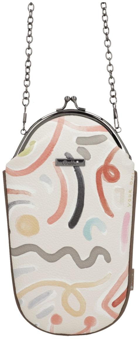 Brillentäschchen Anekke Muse Plympia beige bestickt