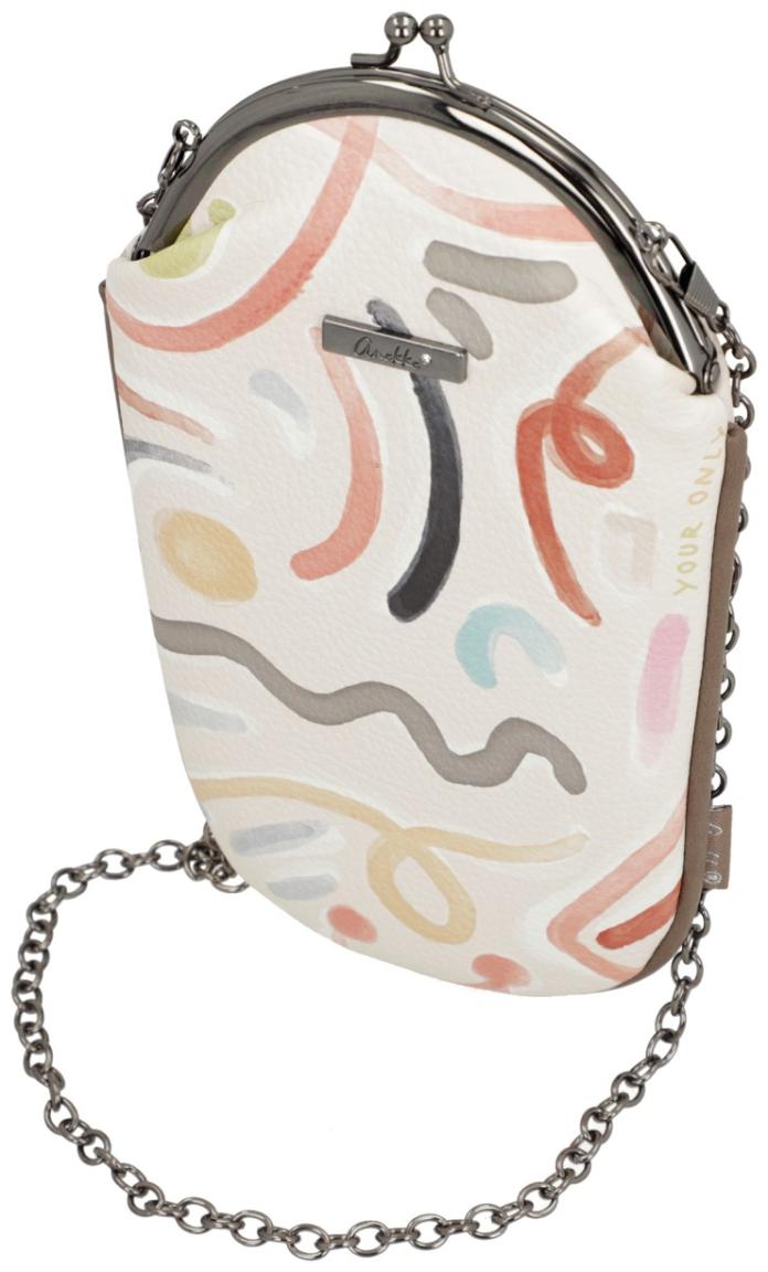 Brillentäschchen Anekke Muse Plympia beige bestickt