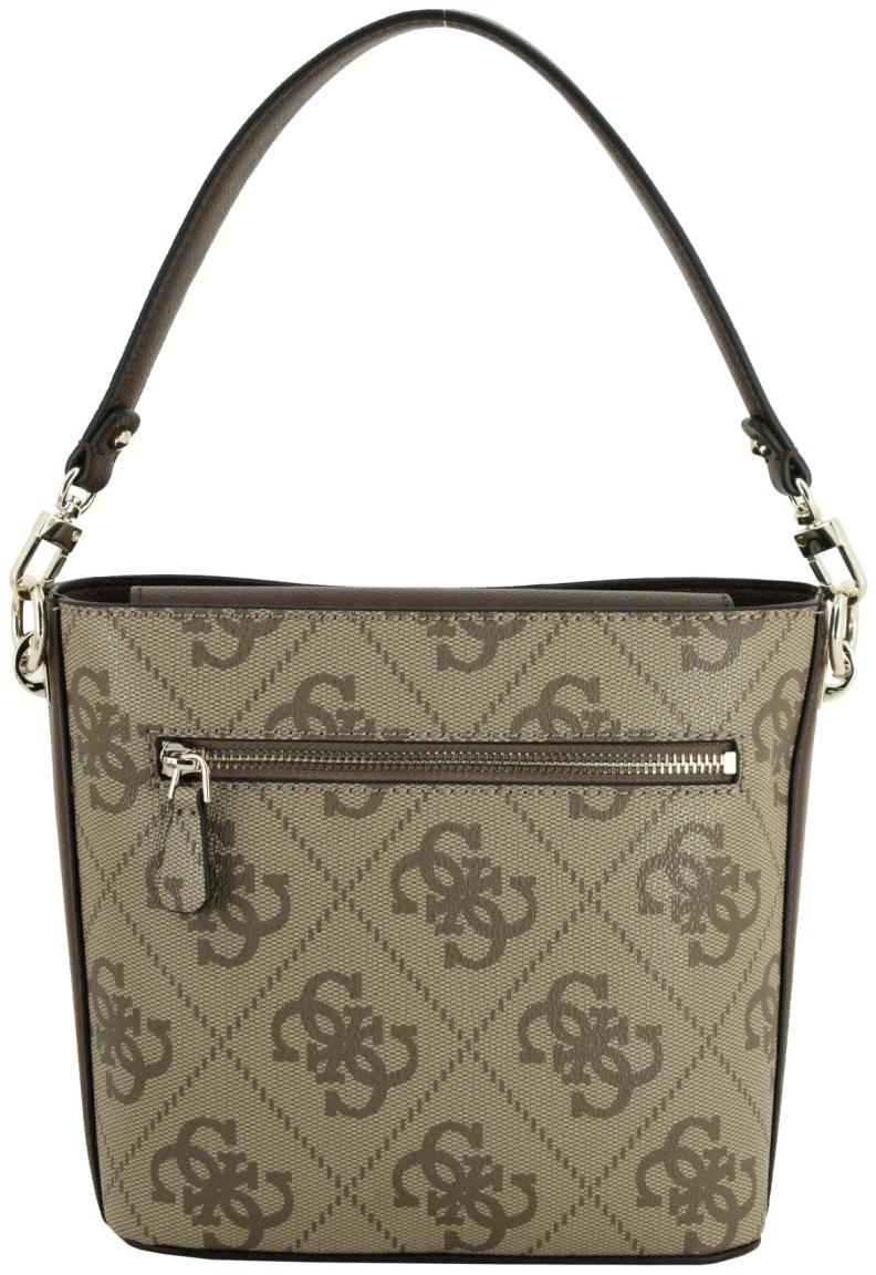 Bucket Bag 4G Logoprint Guess Karnilla beige braun Latte Logo