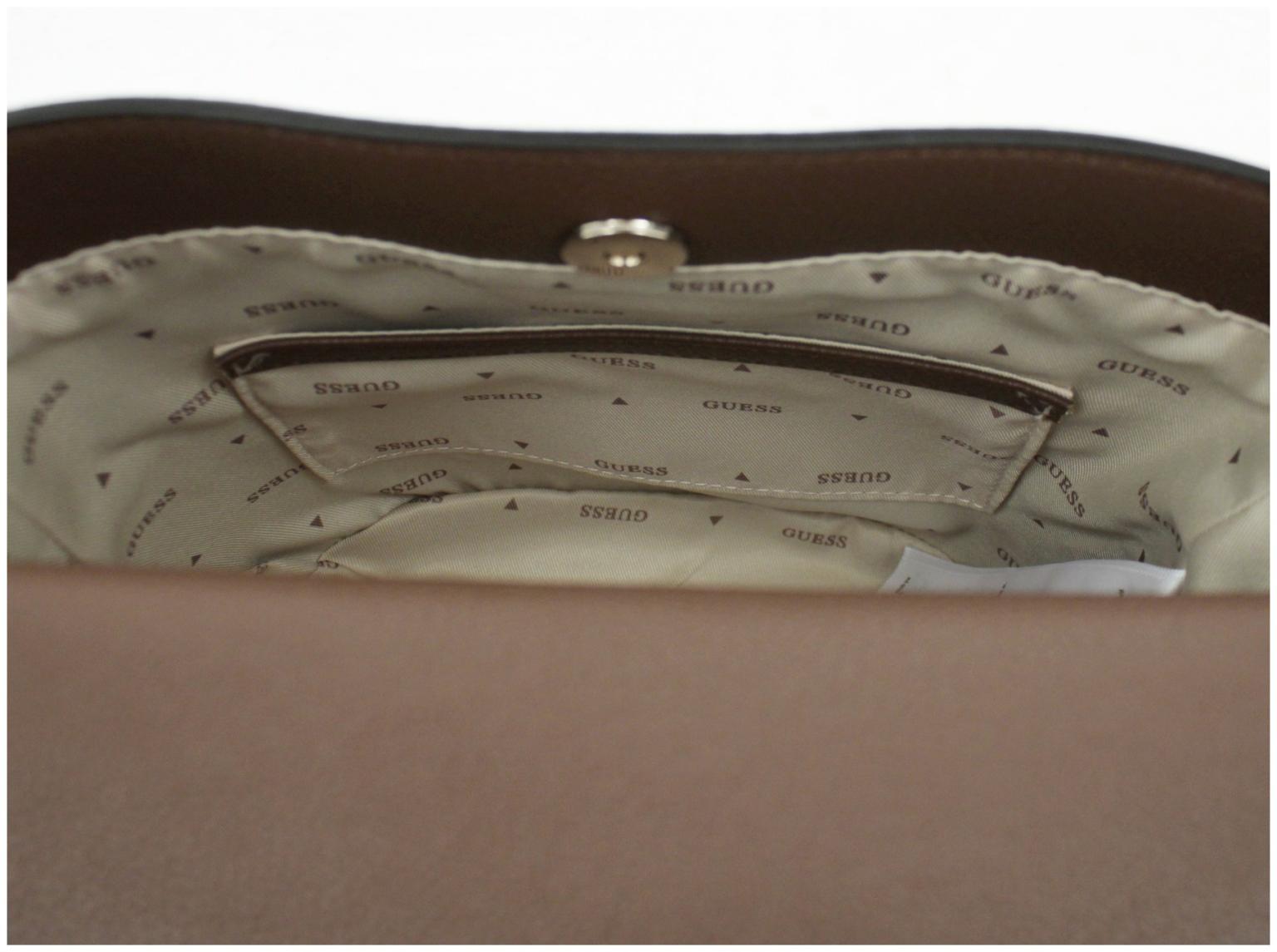 Bucket Bag 4G Logoprint Guess Karnilla beige braun Latte Logo