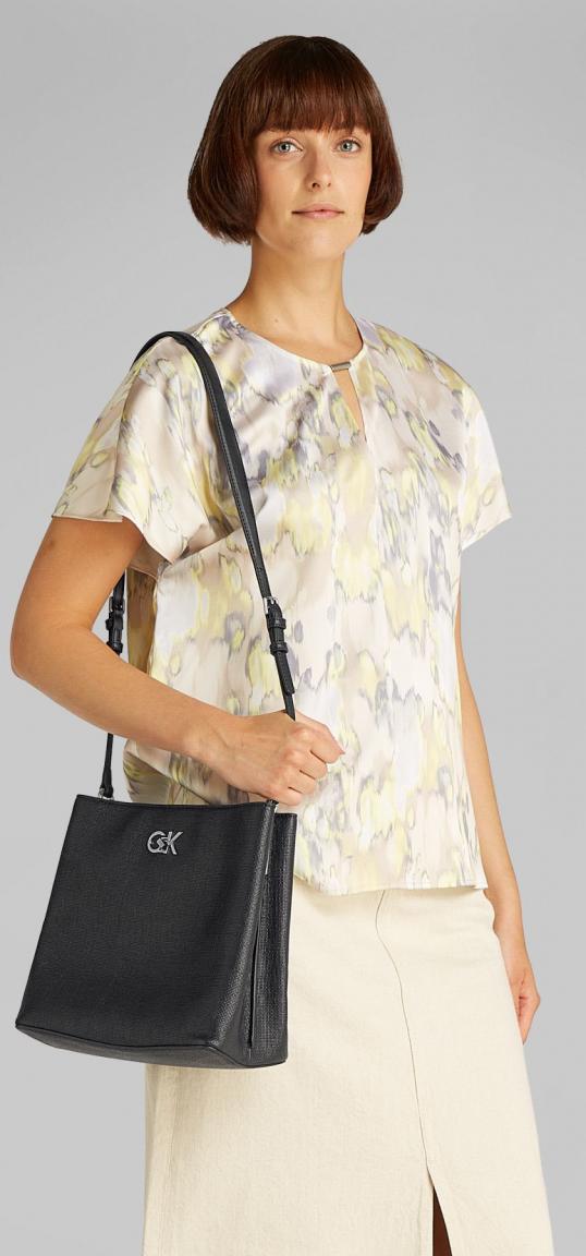 Bucket Bag Tex Calvin Klein CK Black