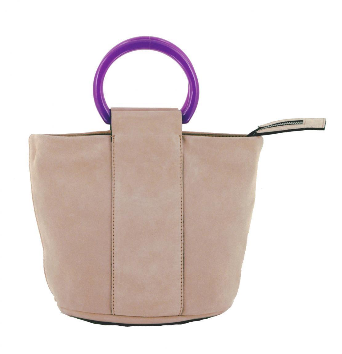 Bucket Tasche Gianni Chiarini Firenze Colorella rosa Resingriffe