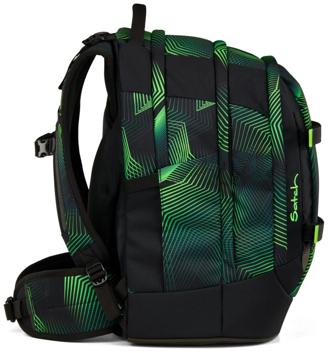 Bücherranzen Satch Pack Seismic Green ergonomisch Swap grün