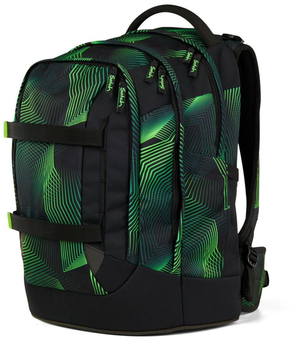 Bücherranzen Satch Pack Seismic Green ergonomisch Swap grün