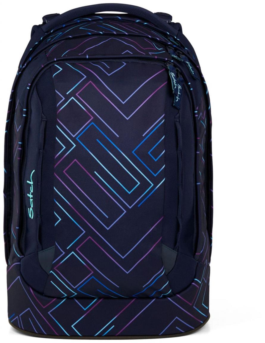 Bücherrucksack Satch Purple Laser irisierend dunkelblau Swap