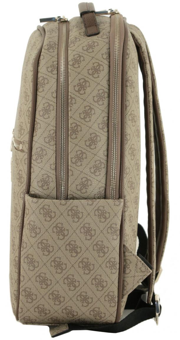 Bürorucksack Laptopfach schwarz geprägt Guess Power Play Tech Backpack 