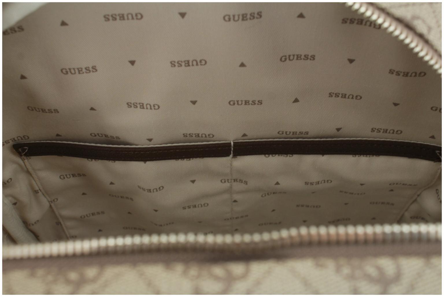 Bürorucksack Laptopfach schwarz geprägt Guess Power Play Tech Backpack 