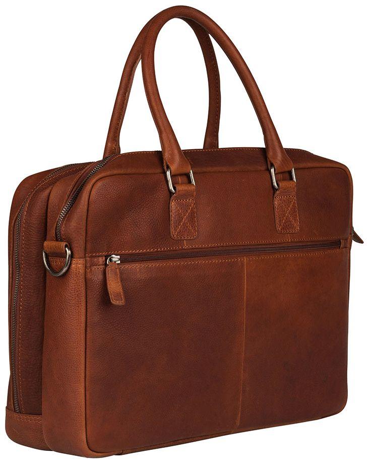 Burkely Antique Avery Aktentasche Cognac Fundamentals Vintage