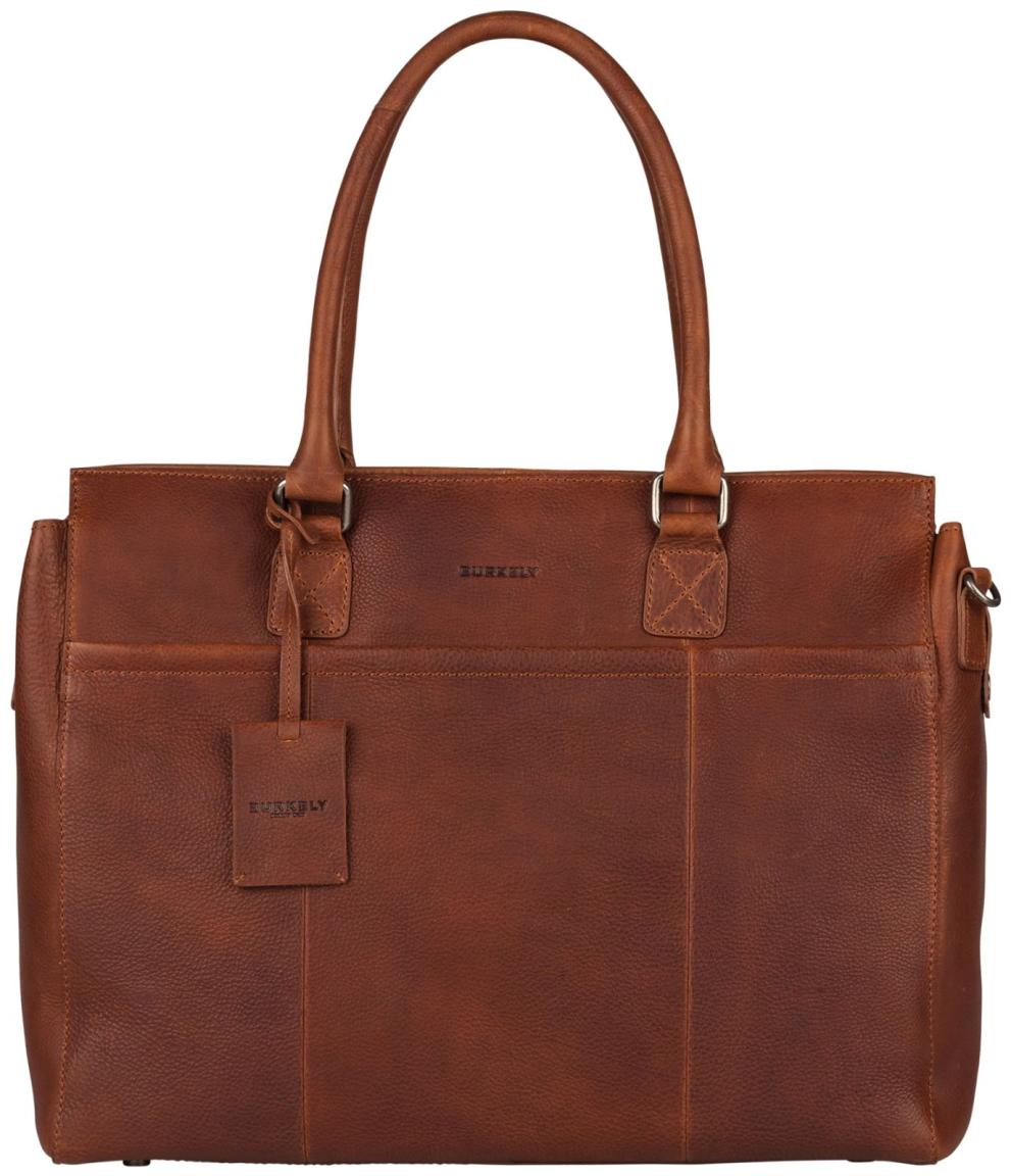 Burkely Antique Avery Damen Businesstasche Leder Cognac