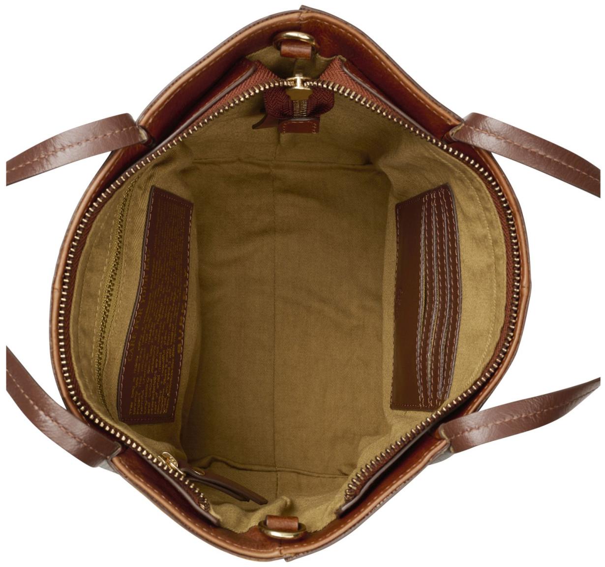 Burkely Fine Florence Mini Kurzgrifftasche Leder Braun