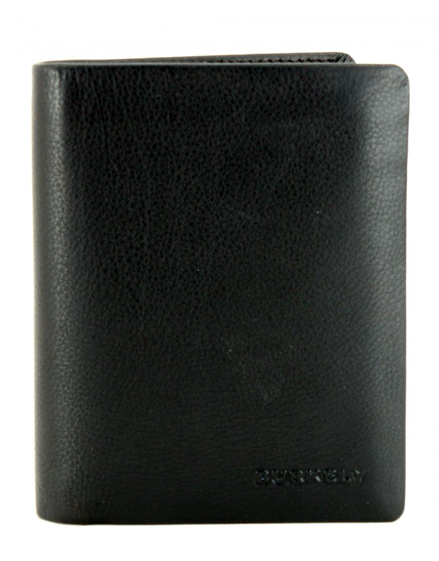 Burkely Lederbörse Herren Hochformat schwarz