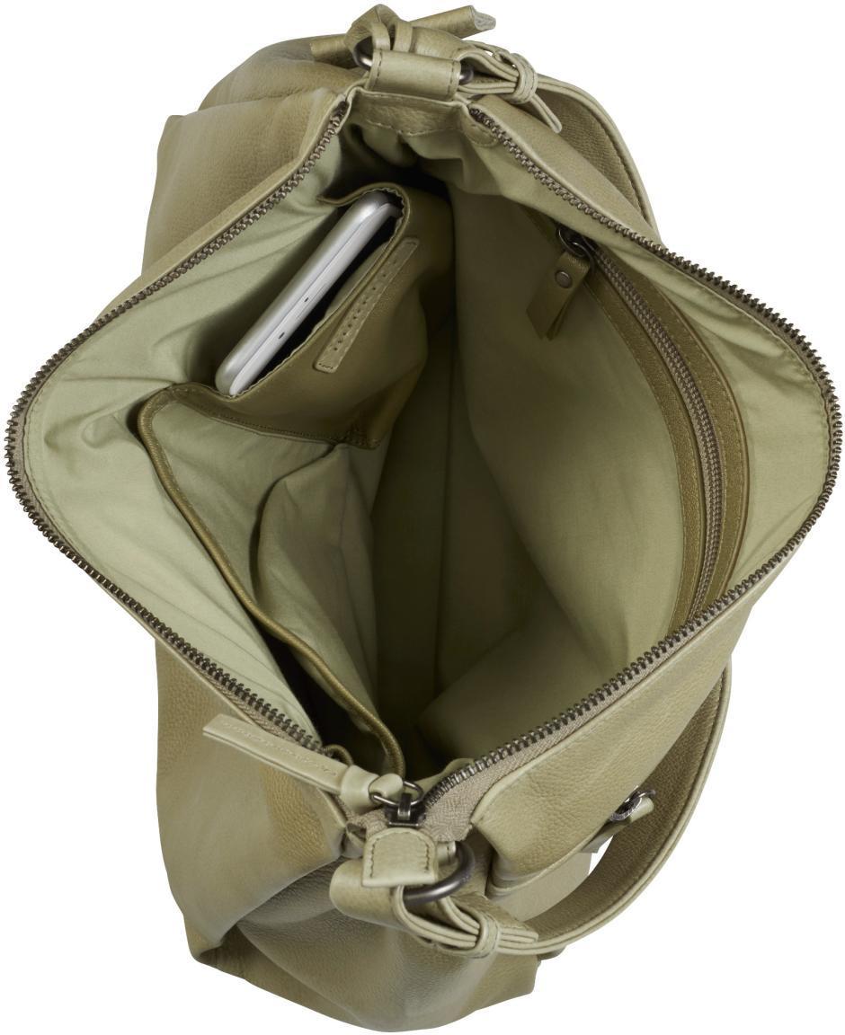 Burkely Schultertasche Just Jolie Tea Green helloliv stainwashed