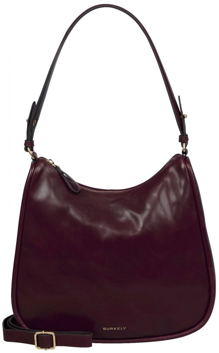Burkely Schultertasche Vintagre Veda Cherry Dunkelrot