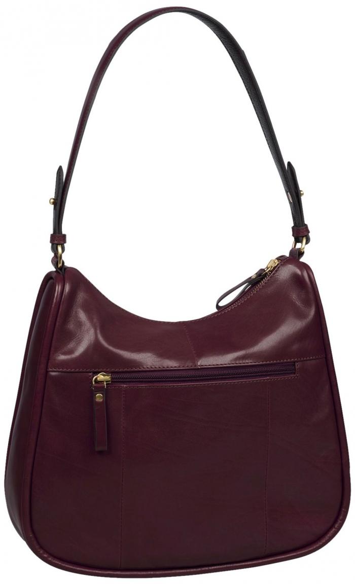 Burkely Schultertasche Vintagre Veda Cherry Dunkelrot