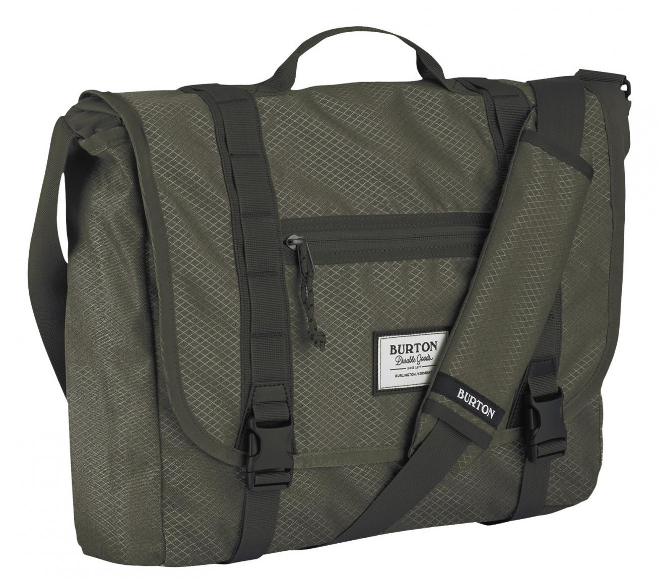 Burton Flint Messenger fadded diamond rip (grau) Bags & more