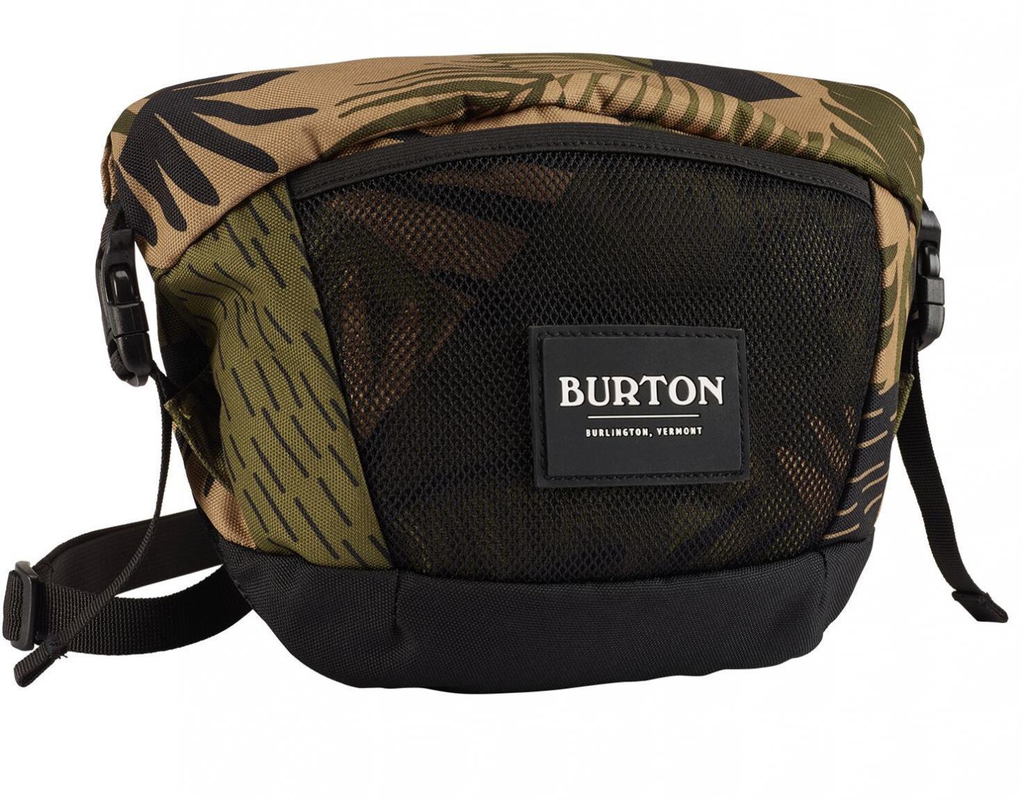 Burton Haversack Small Umhängebauchtasche Olive Woodcut Palm