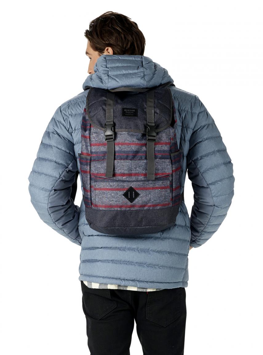 Burton Outing Laptoprucksack grau gemustert Gray Heather
