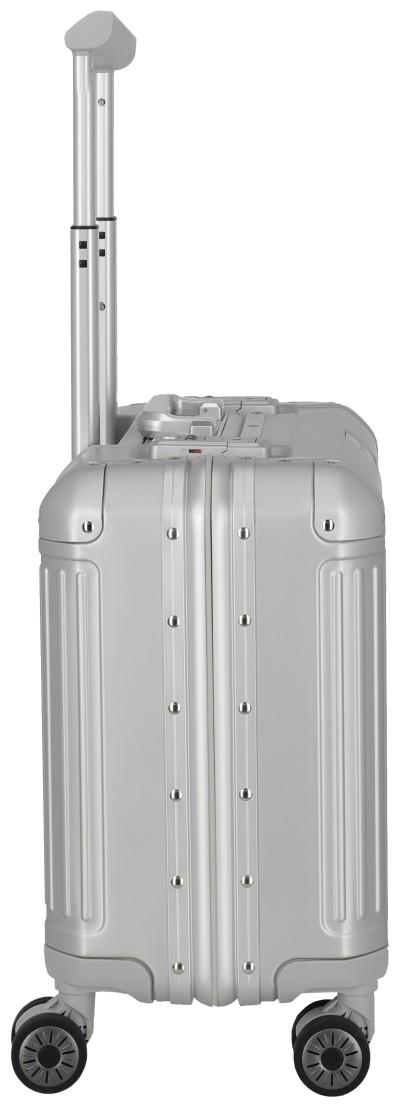Business Wheeler Silber Travelite Next Alu Laptopfach
