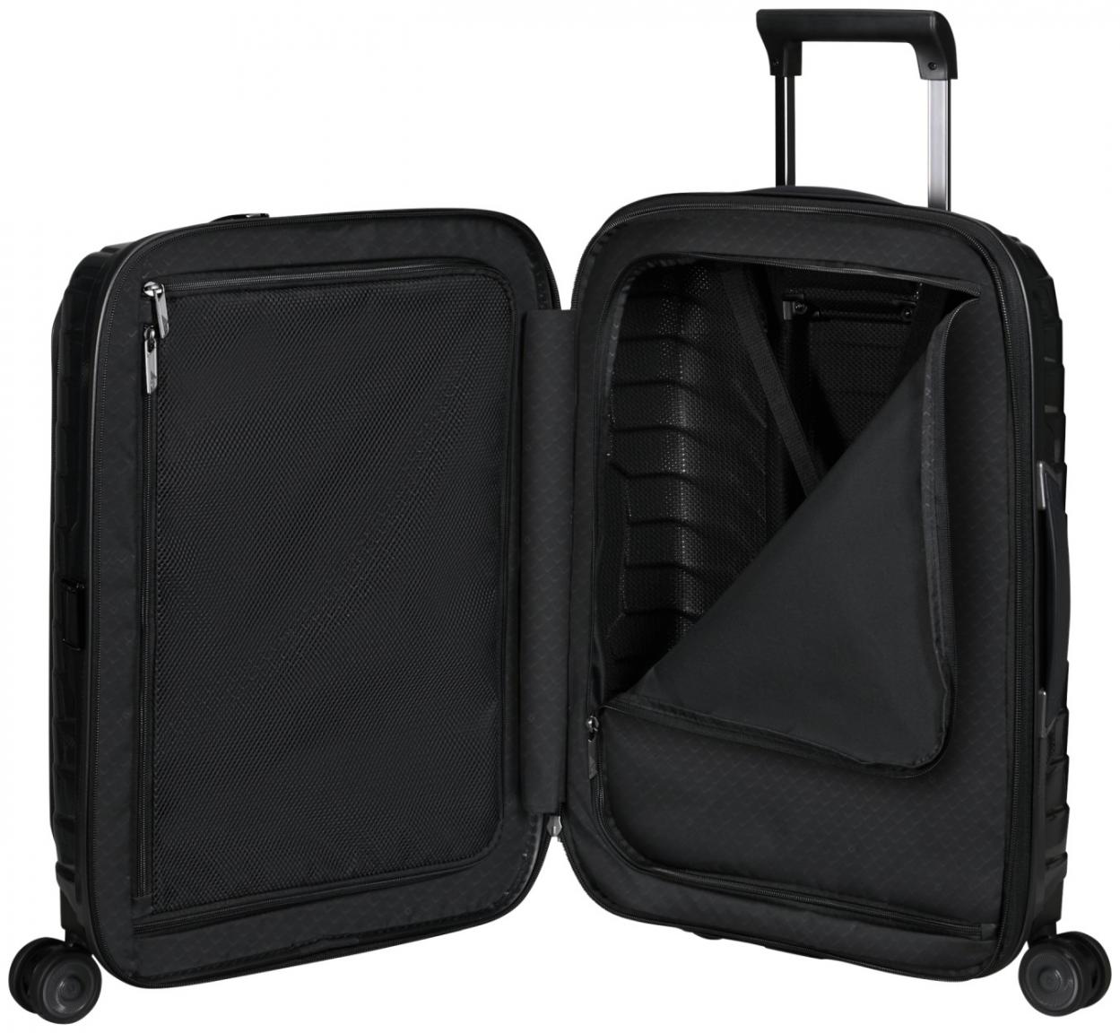 Businesskoffer Samsonite Proxis Spinner S 55cm Easy Access schwarz