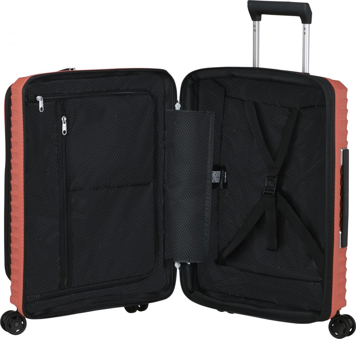 Businesskoffer Samsonite Upscape Spinner S 55cm Easy Access Clay Orange