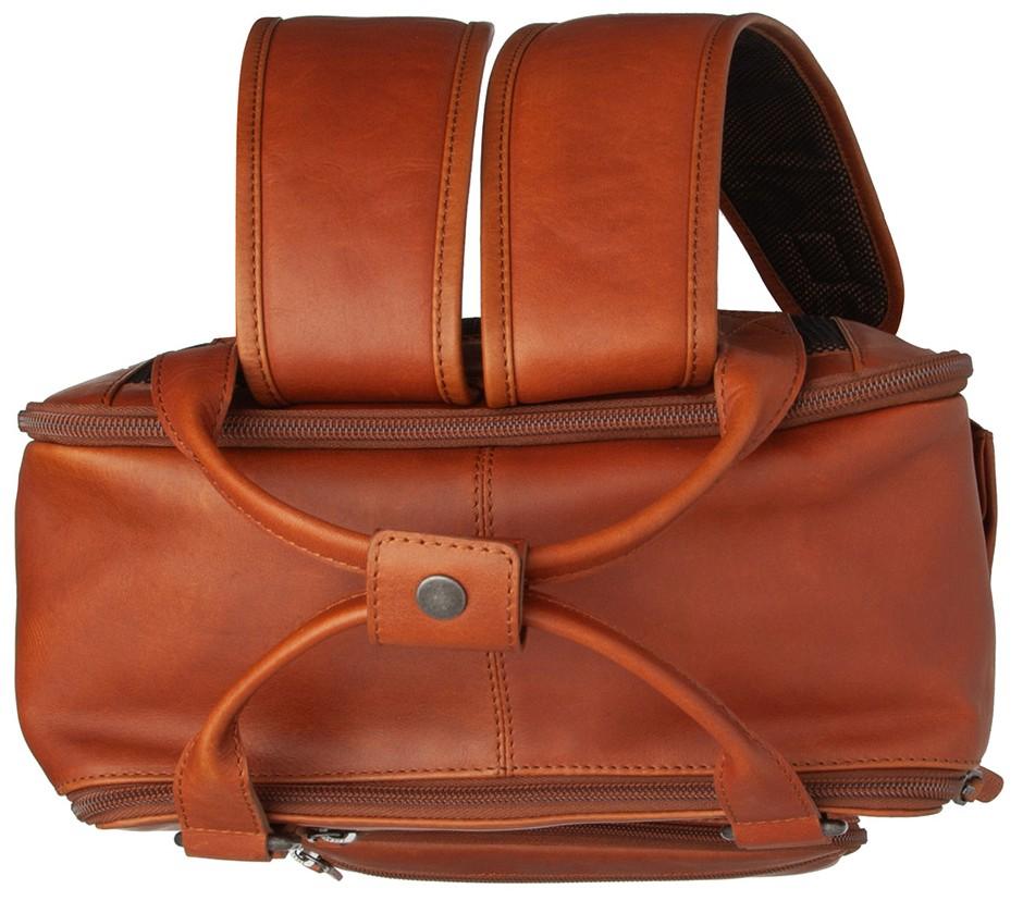 Businessrucksack cognacbraun The Chesterfield Brand Calden gewachst