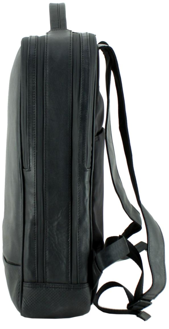 Businessrucksack schwarz Leder Harbour 2nd City Lights Glasgow