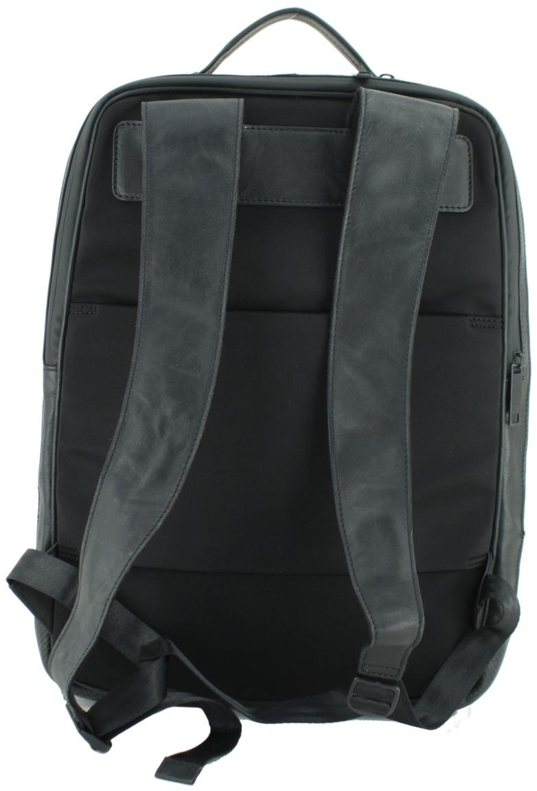 Businessrucksack schwarz Leder Harbour 2nd City Lights Glasgow