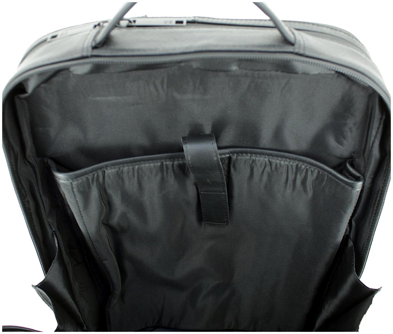 Businessrucksack schwarz Leder Harbour 2nd City Lights Glasgow