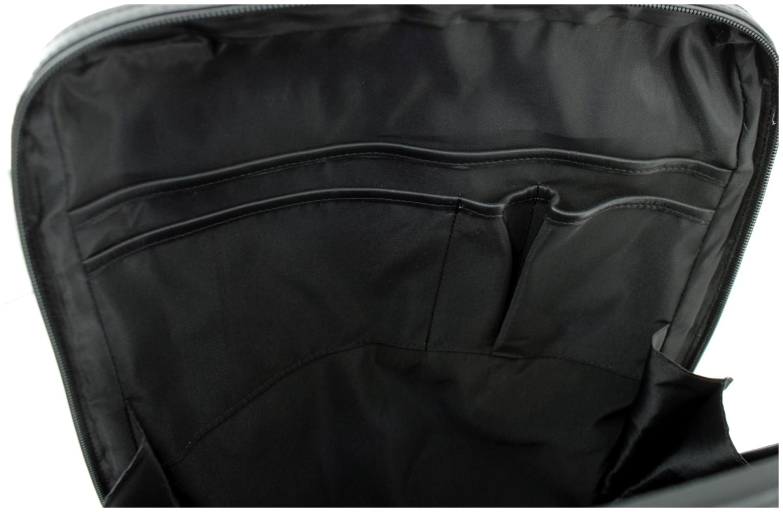 Businessrucksack schwarz Leder Harbour 2nd City Lights Glasgow