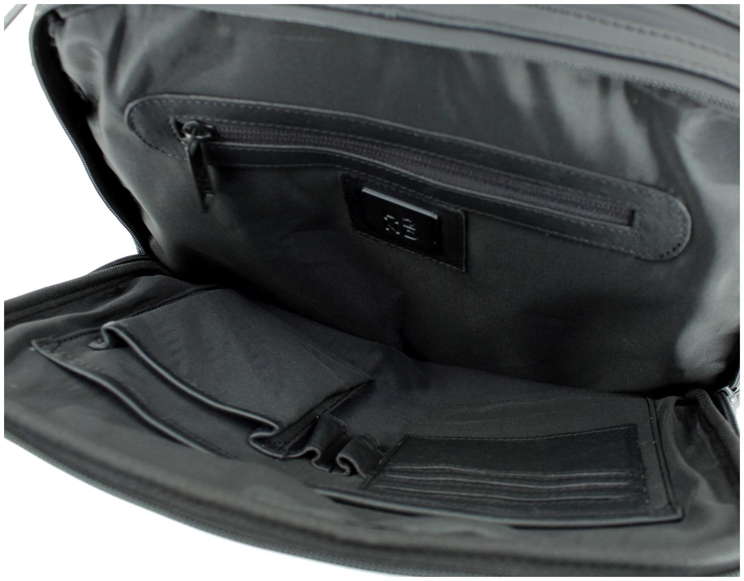 Businessrucksack schwarz Leder Harbour 2nd City Lights Glasgow