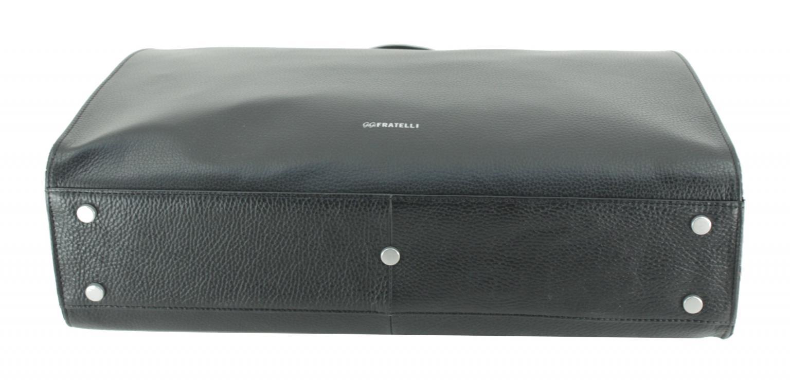 Businesstasche GiGi Fratelli rot Schultergurt Leder