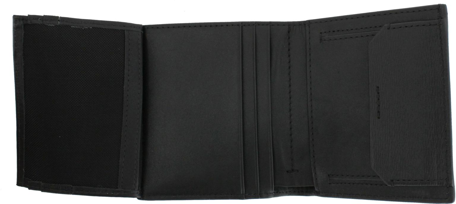CK Median Trifold Geldbörse Herren schwarz Münzfach