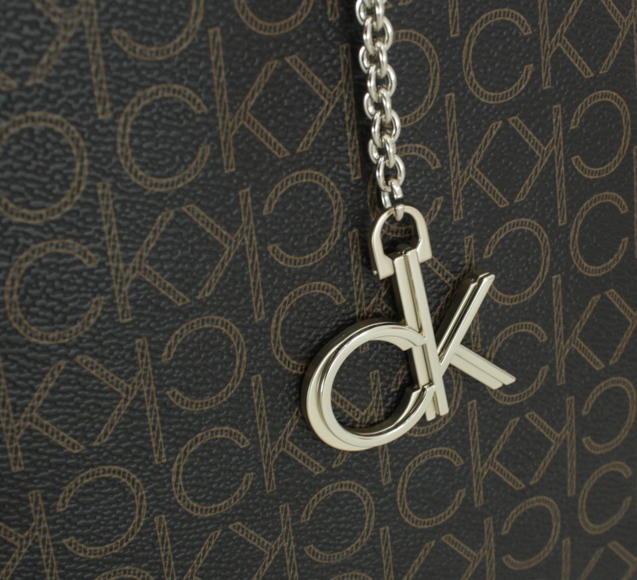 CK Must Shopper Monogrammprint braun Calvin Klein Brown Mono