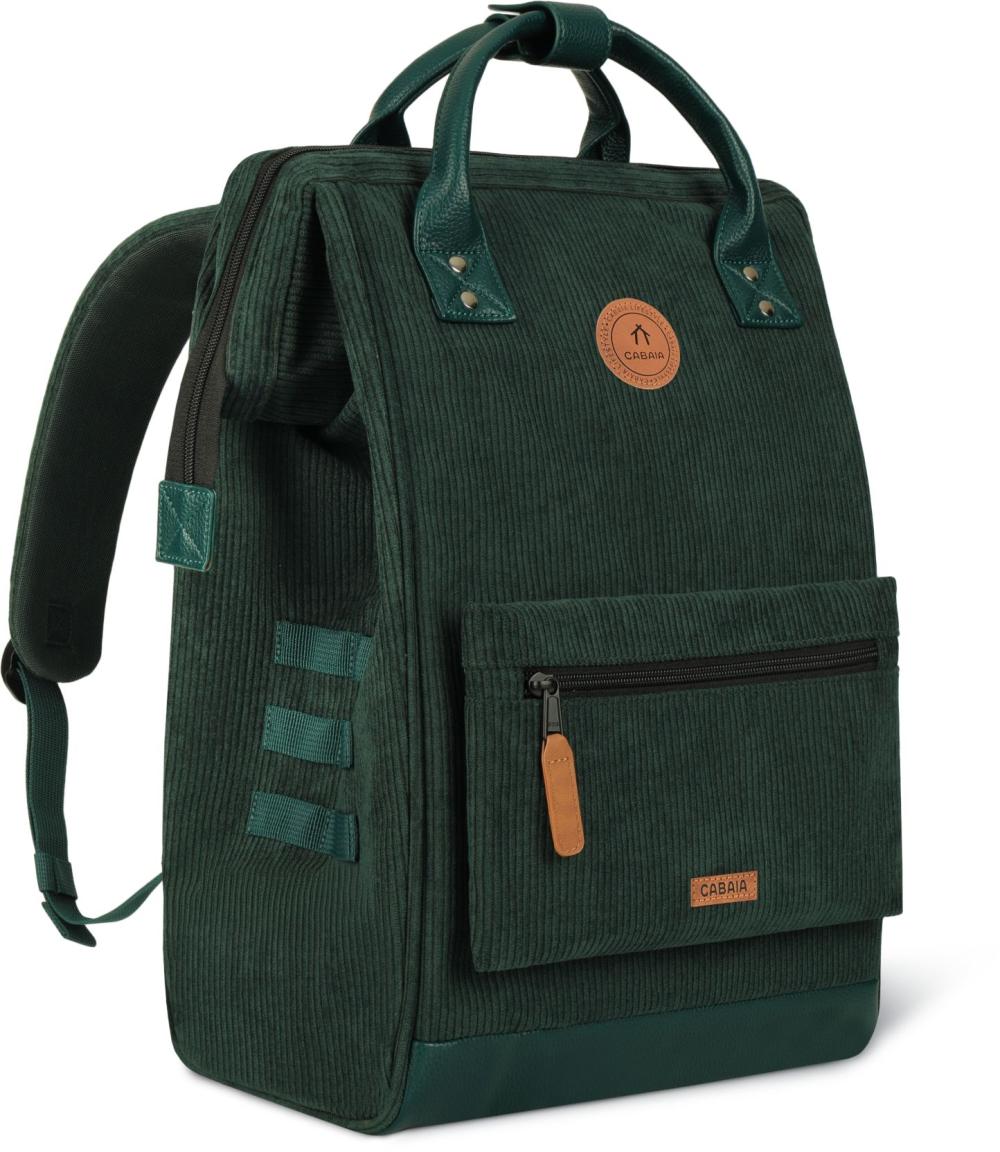 Cabaia Adventurer Large Rucksack Bremen Cord Dark Green - Grün