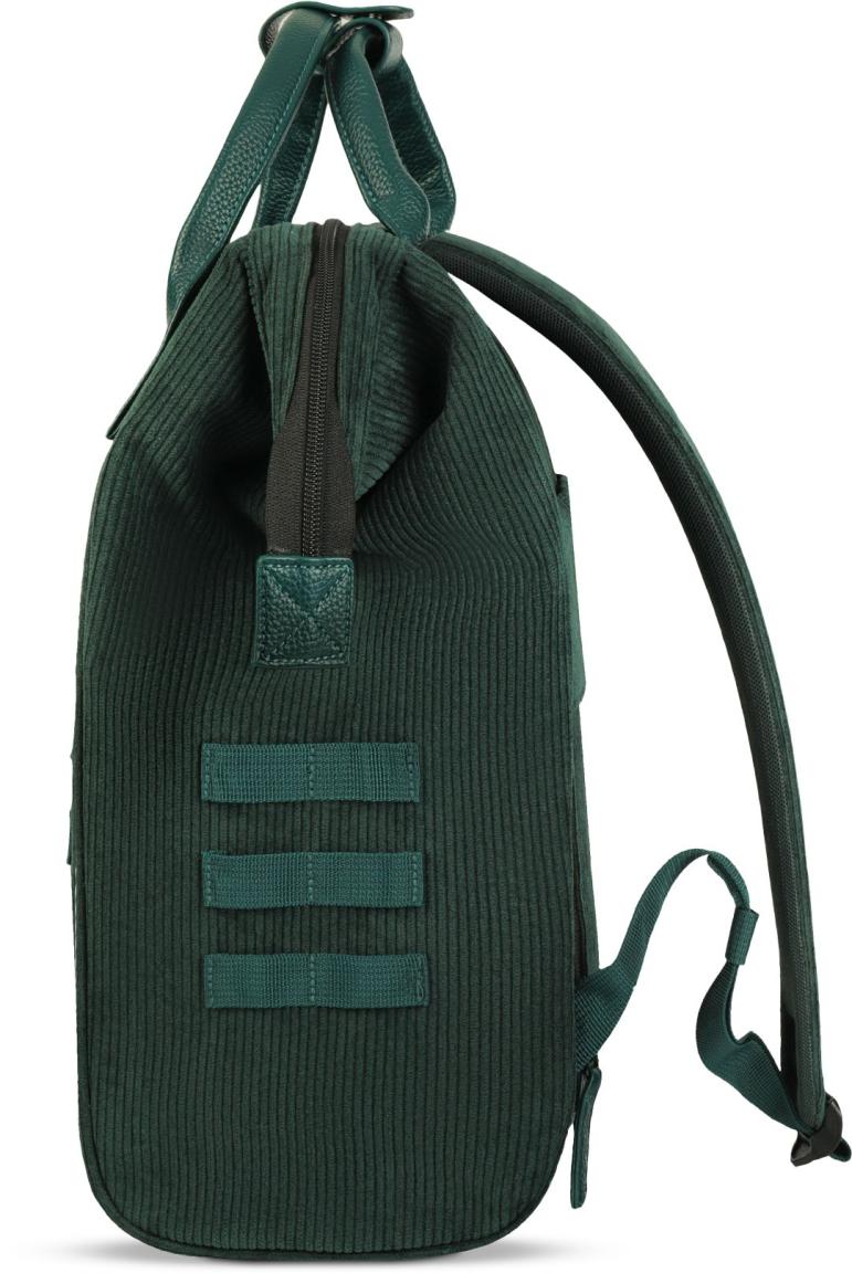 Cabaia Adventurer Medium Rucksack Bremen Cord Dark Green - Grün
