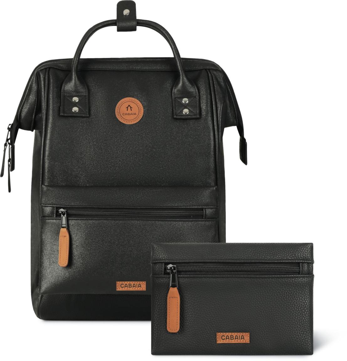Cabaia Adventurer Medium Rucksack Chelsea Glitzer - Schwarz
