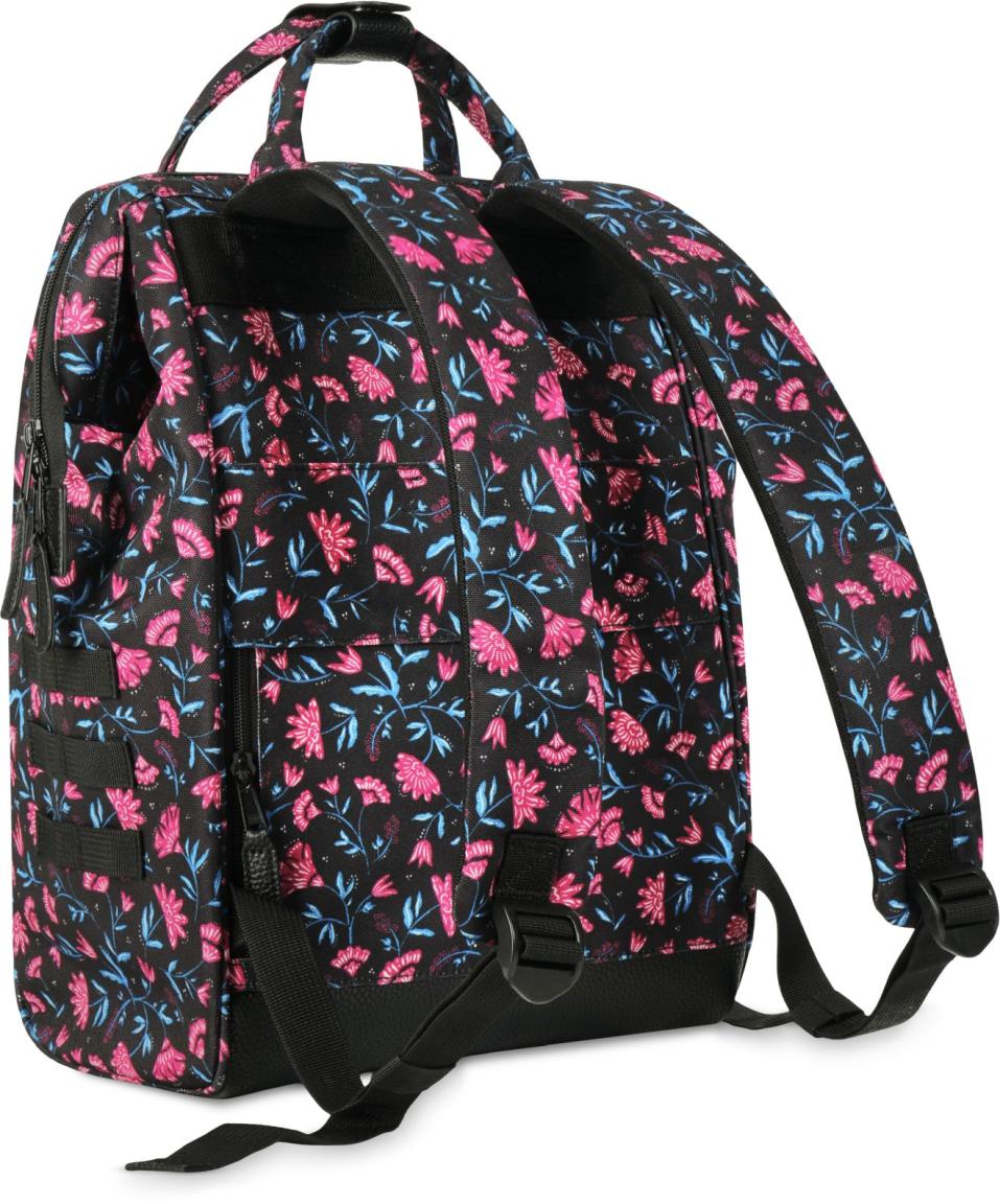 Cabaia Adventurer Medium Rucksack Surabaya Graphic Flower - Schwarz