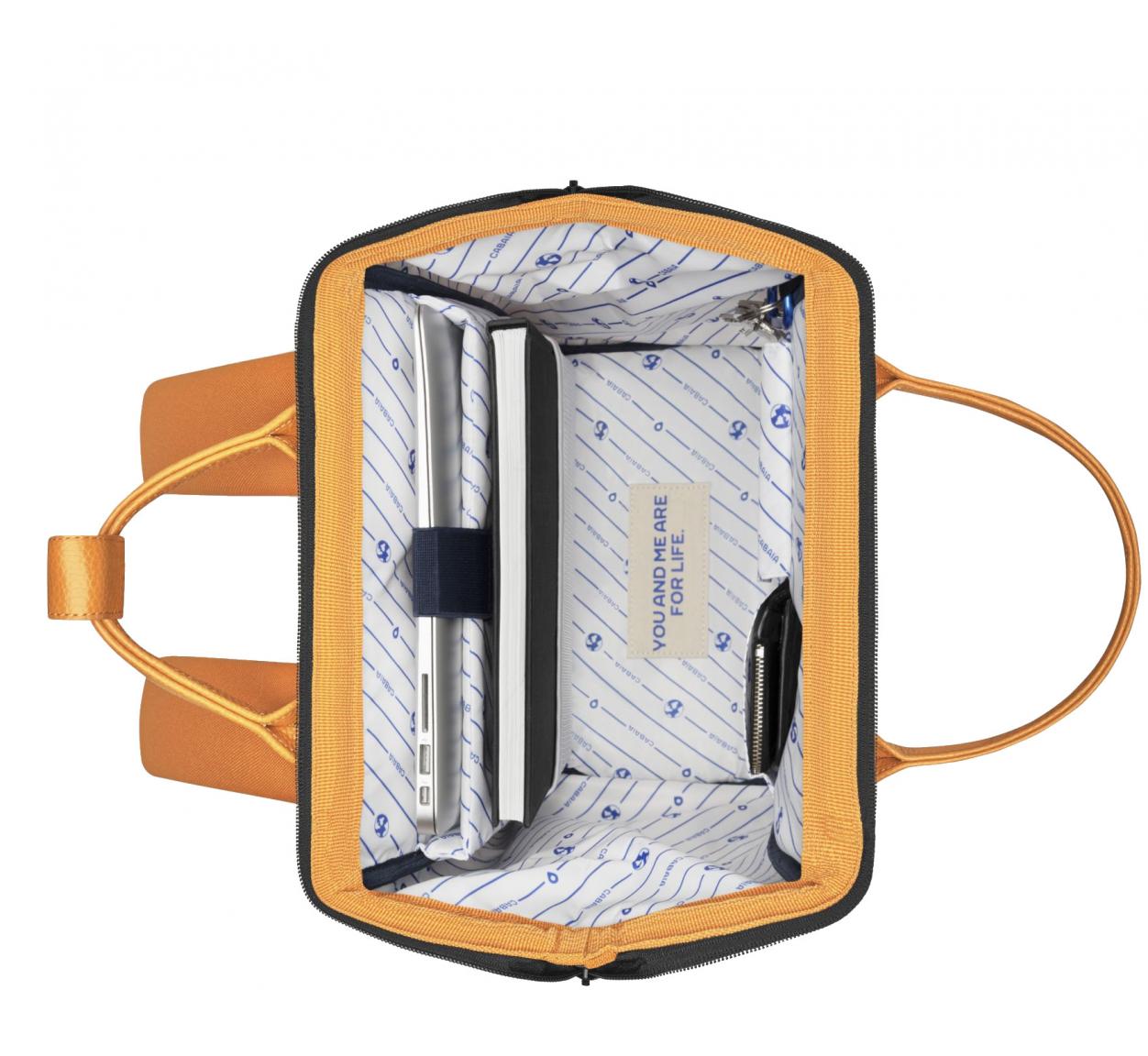 Cabaia Adventurer Medium Tagesrucksack Orange Two Pockets