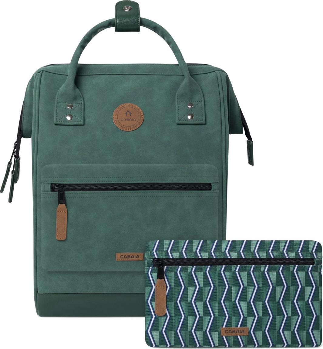 Cabaia Adventurer Outdoorrucksack Green Medium Nubuck vegan Quepos