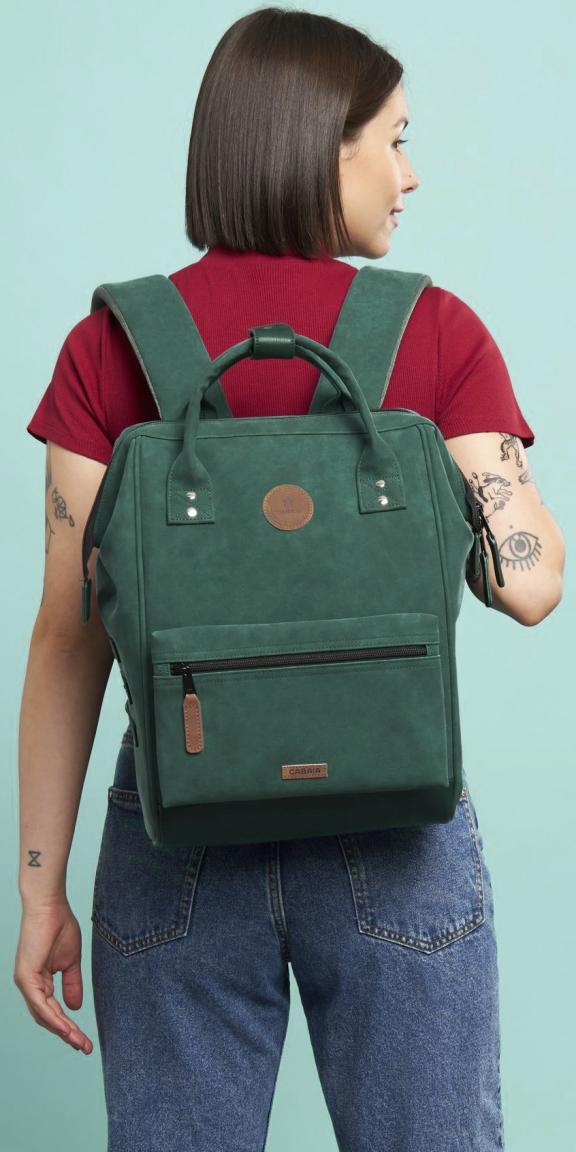 Cabaia Adventurer Outdoorrucksack Green Medium Nubuck vegan Quepos