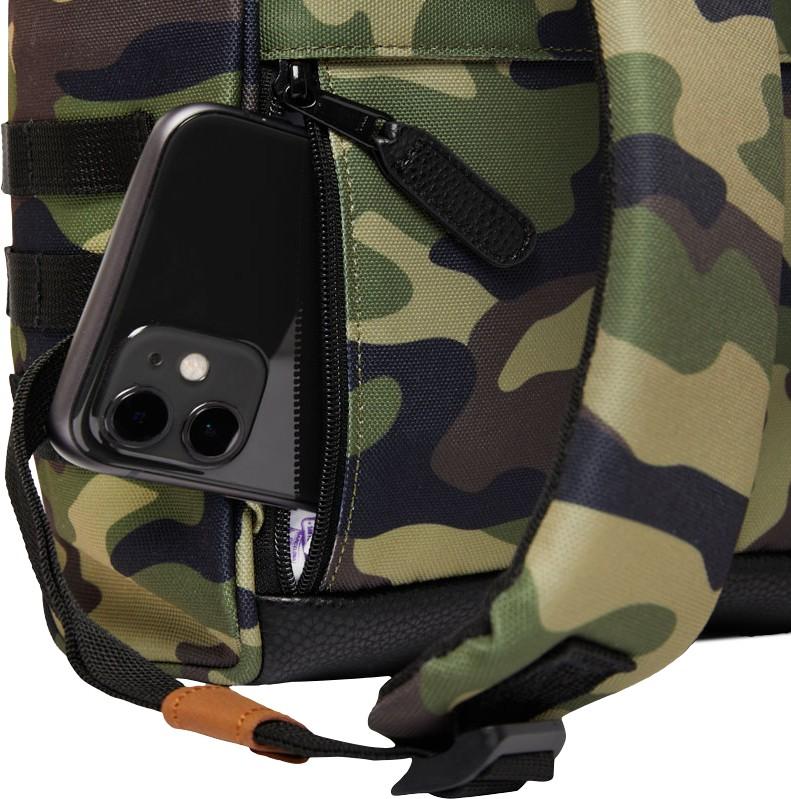 Cabaia Adventurer Small Dunkerque Camouflage Minibackpack grün