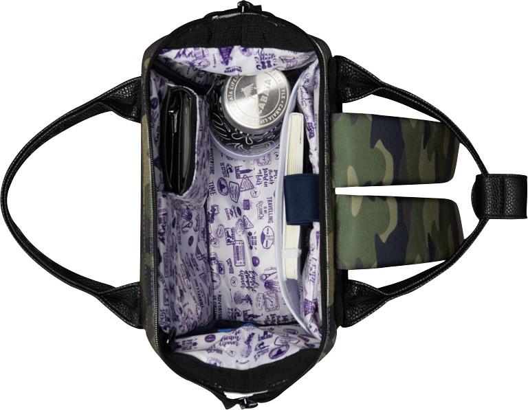 Cabaia Adventurer Small Dunkerque Camouflage Minibackpack grün