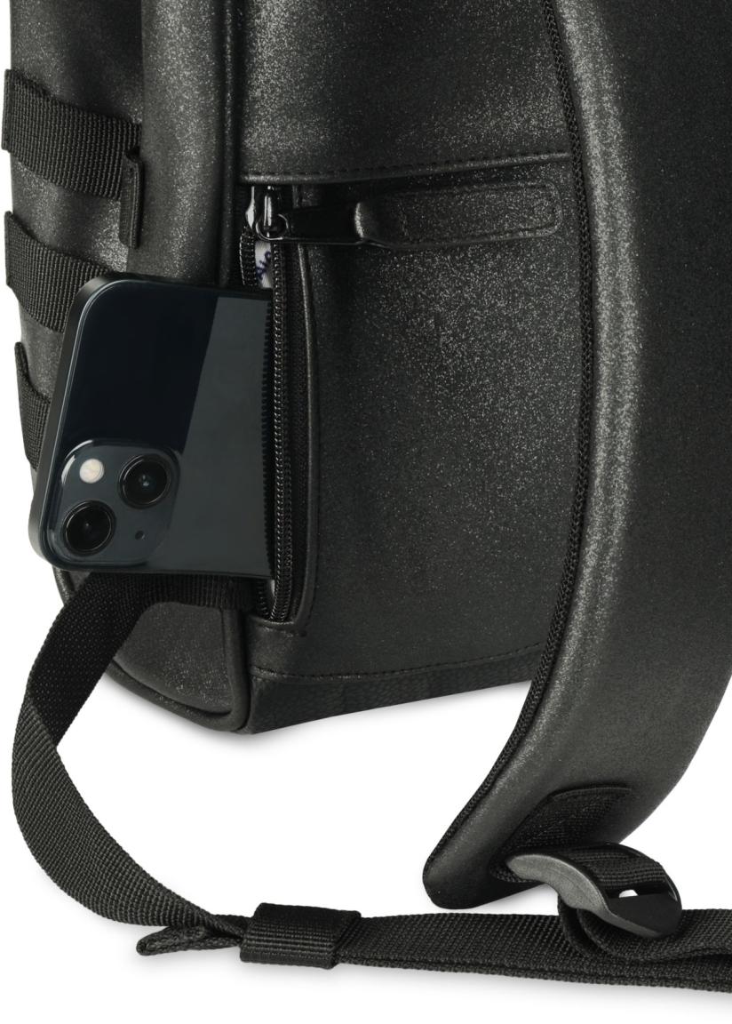 Cabaia Adventurer Small Rucksack Chelsea Glitzer - Schwarz