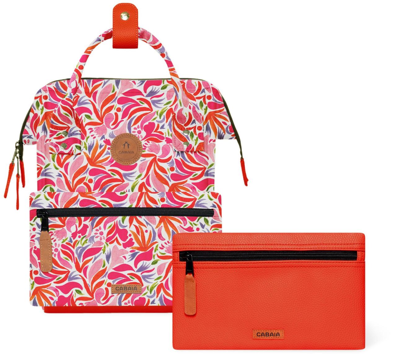 Cabaia Adventurer Small Santorini Rucksack Multico Red - Bunt