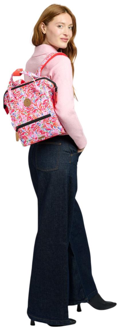 Cabaia Adventurer Small Santorini Rucksack Multico Red - Bunt